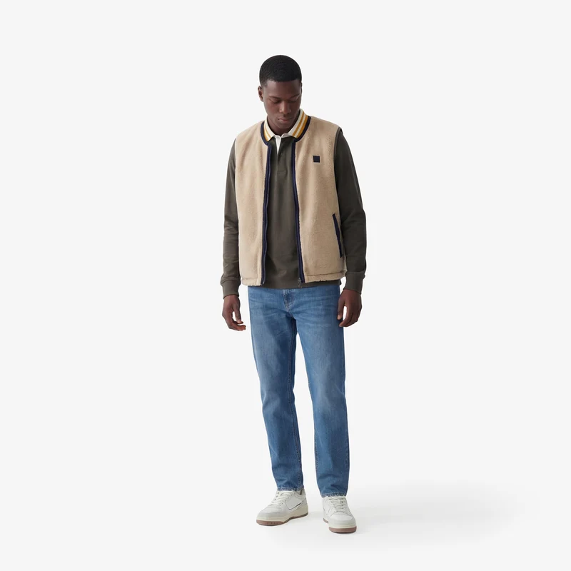 Veste sans manches réversible Drake bleu marine