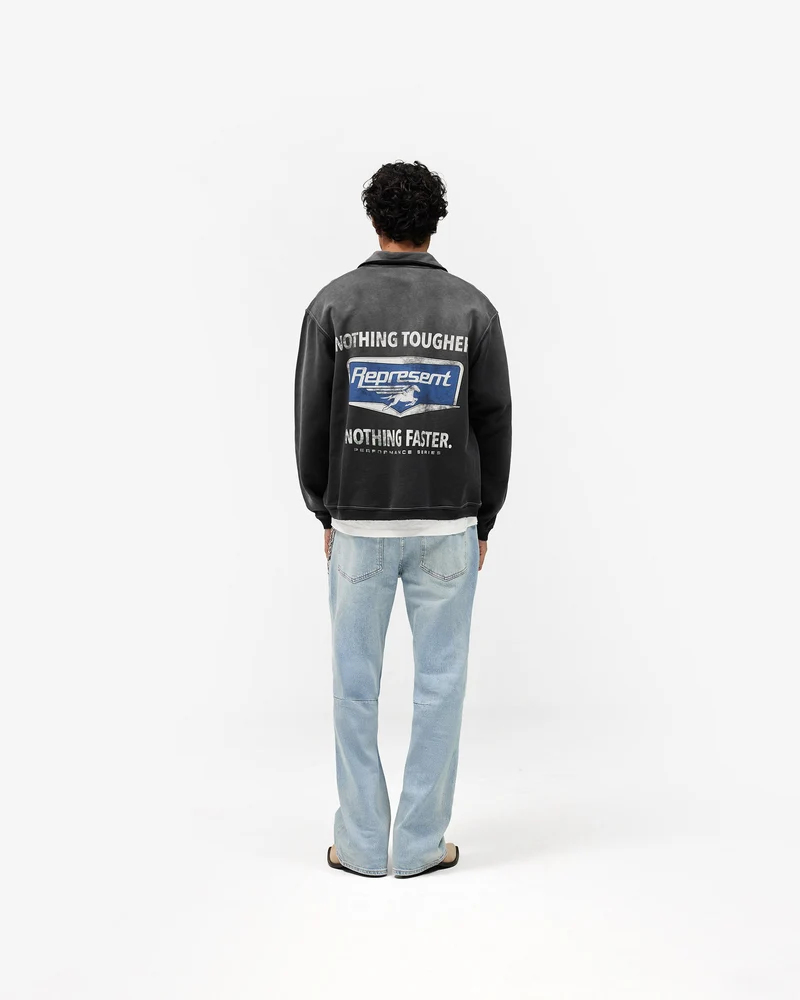 Nothing Faster Quarter Zip Sweatshirt - Stained Black