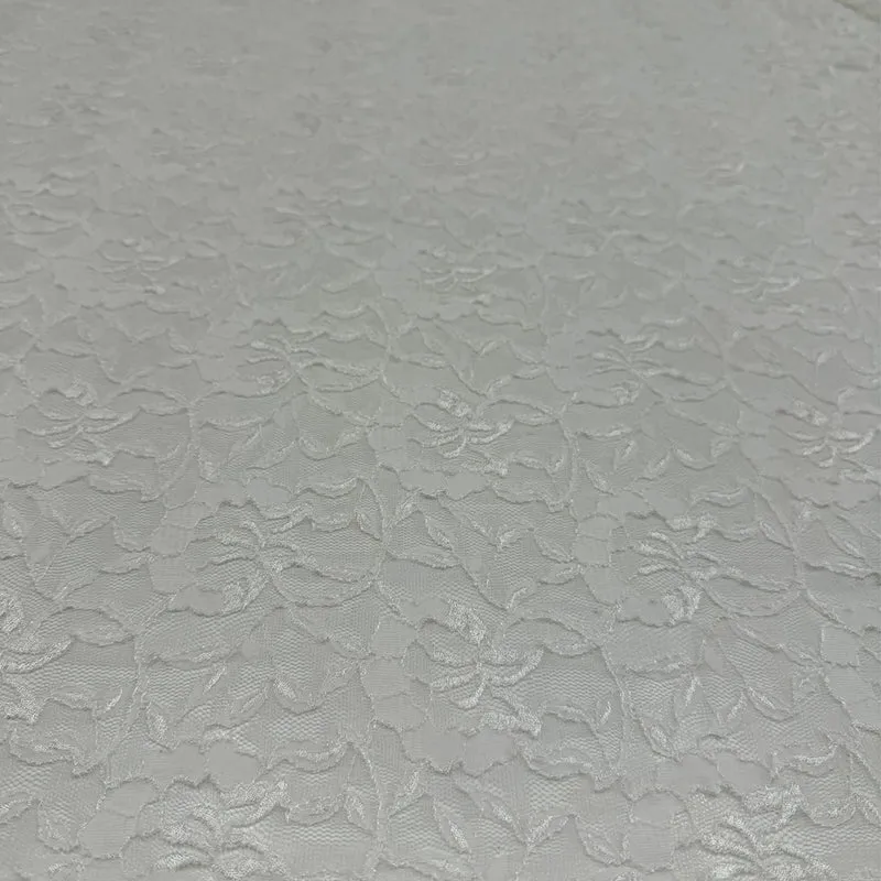 Tissu Maille Dentelle Stretch - Enna