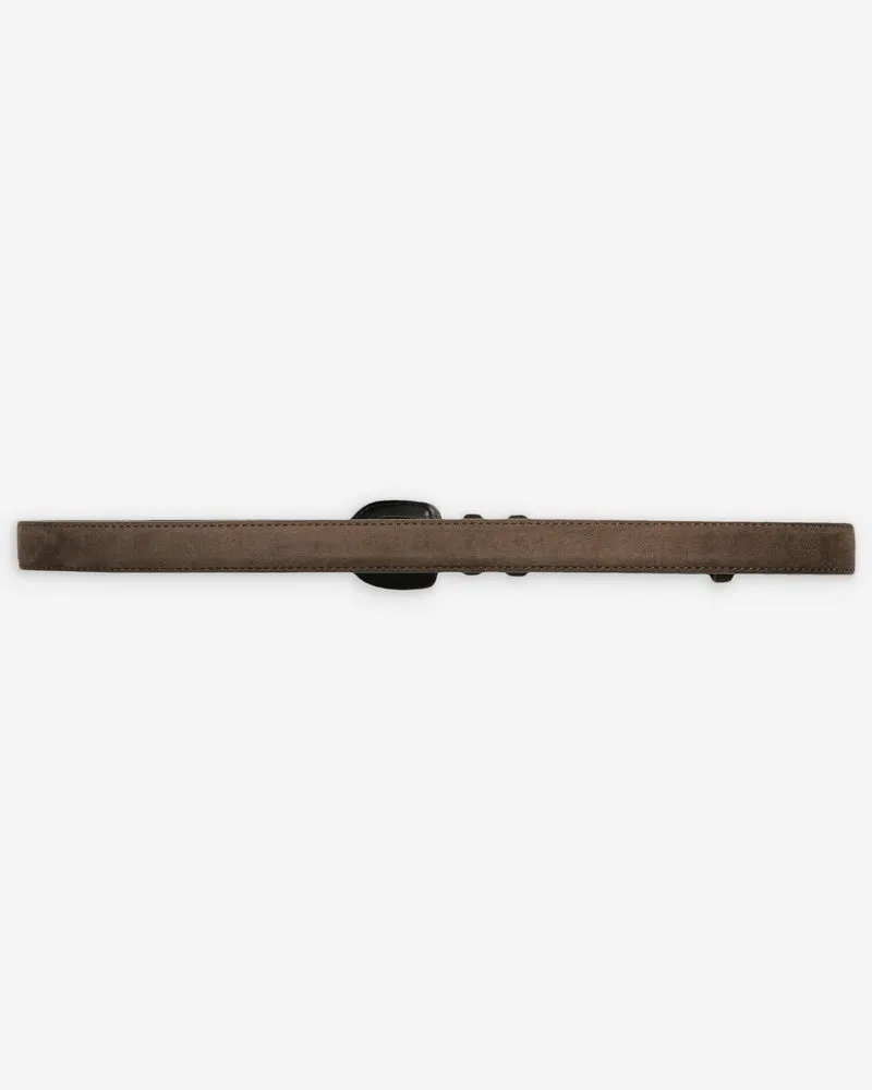Ceinture en suède boucle assortie kaki Scotland
