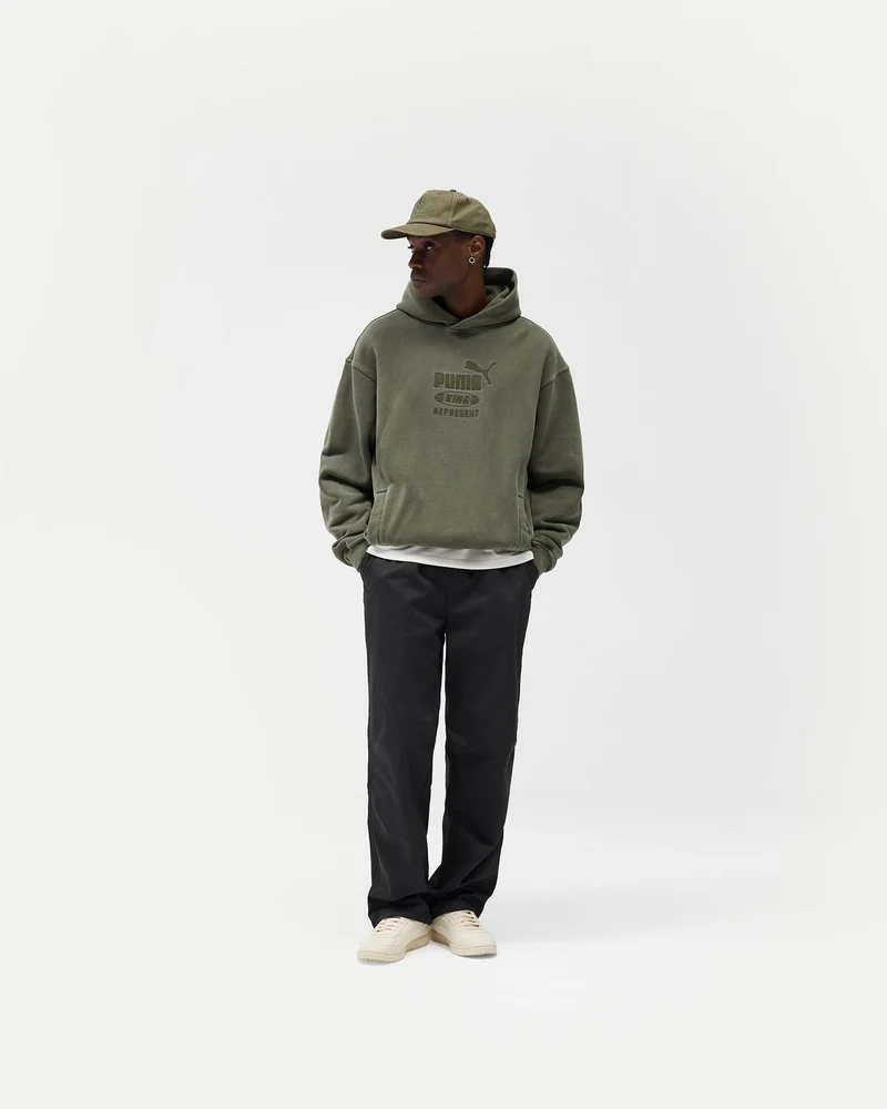 Represent X Puma Graphic Hoodie - Night Pine