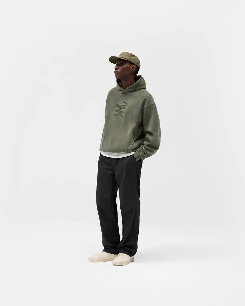 Represent X Puma Graphic Hoodie - Night Pine