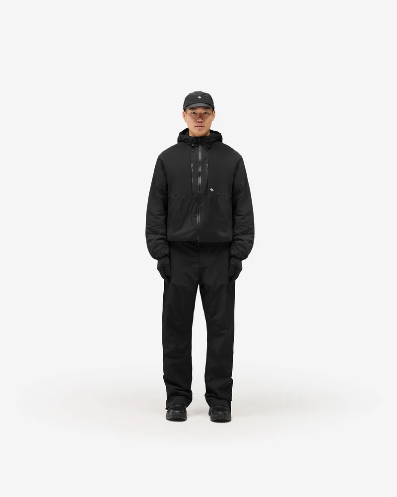 247 Panelled Insulated Jacket - Black