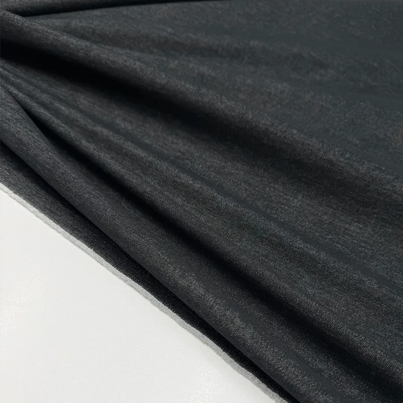 Tissu Denim Léger Stretch, Coton - Delfino