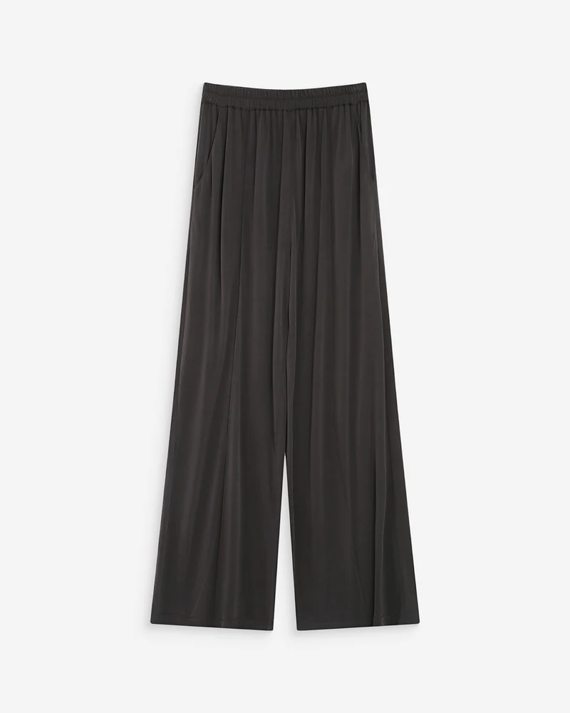 Pantalon en modal jambe large marine Pax