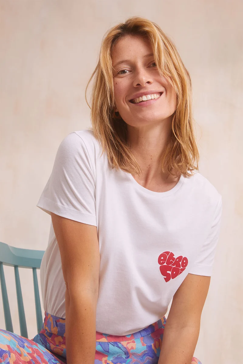 T-shirt en coton Être Soi