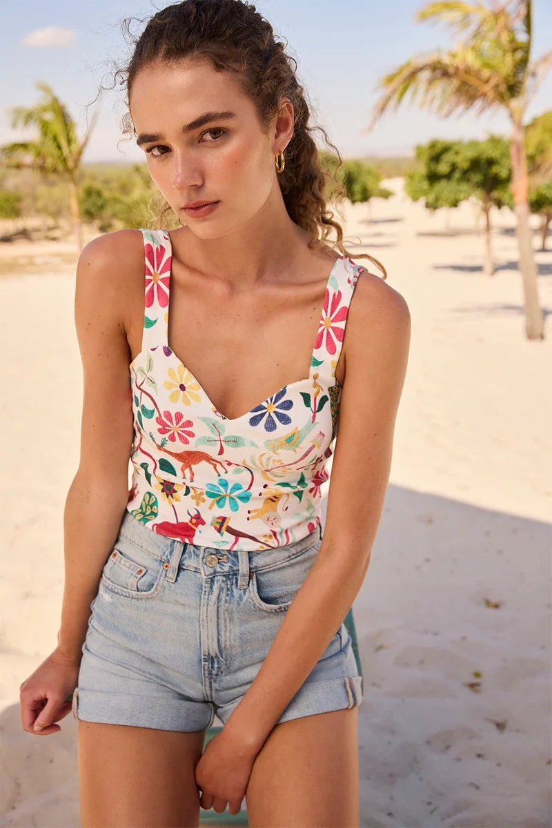 Top Cœur en coton Jaipur