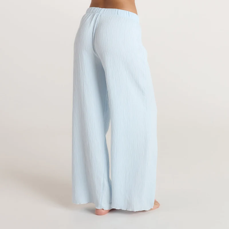 Pantalon de Pyjama Crinkle - Bleu