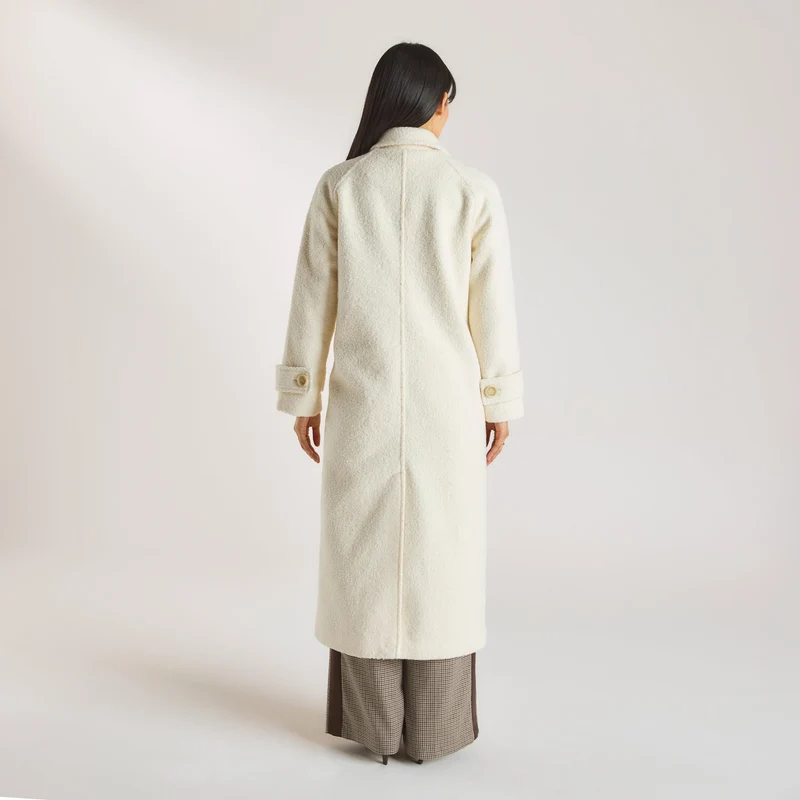 Manteau en Shearling - Crème