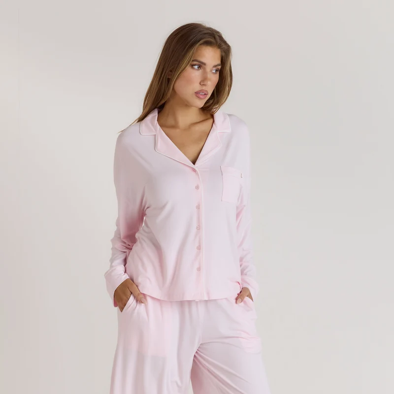Chemise de Pyjama en Modal - Rose