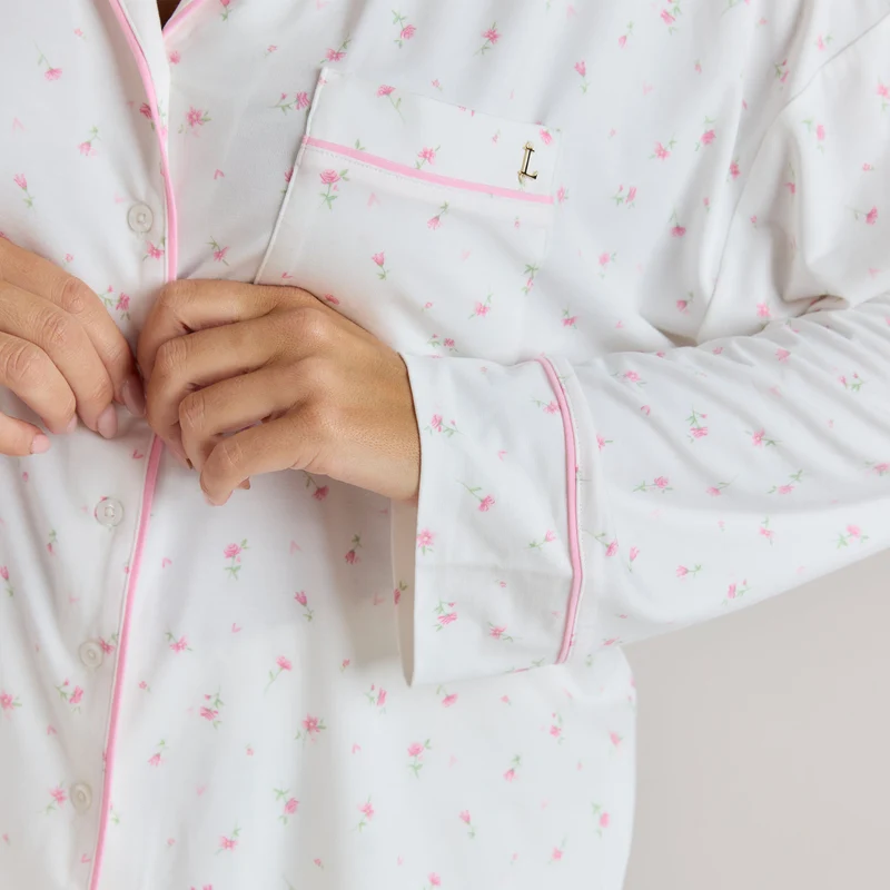 Chemise de Pyjama en Modal - Motif Floral