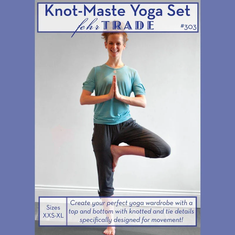 PATRON DE COUTURE PDF | Ensemble de yoga Knot Maste | Fehr Trade