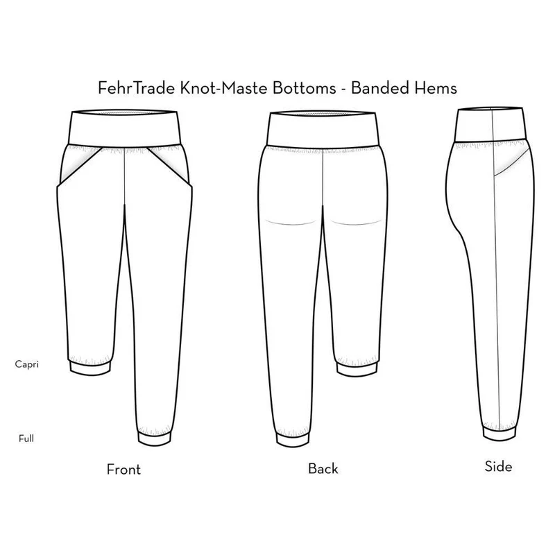 PATRON DE COUTURE PDF | Ensemble de yoga Knot Maste | Fehr Trade