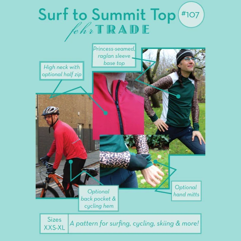 PATRON DE COUTURE PDF | Haut Surf to Summit | Fehr Trade