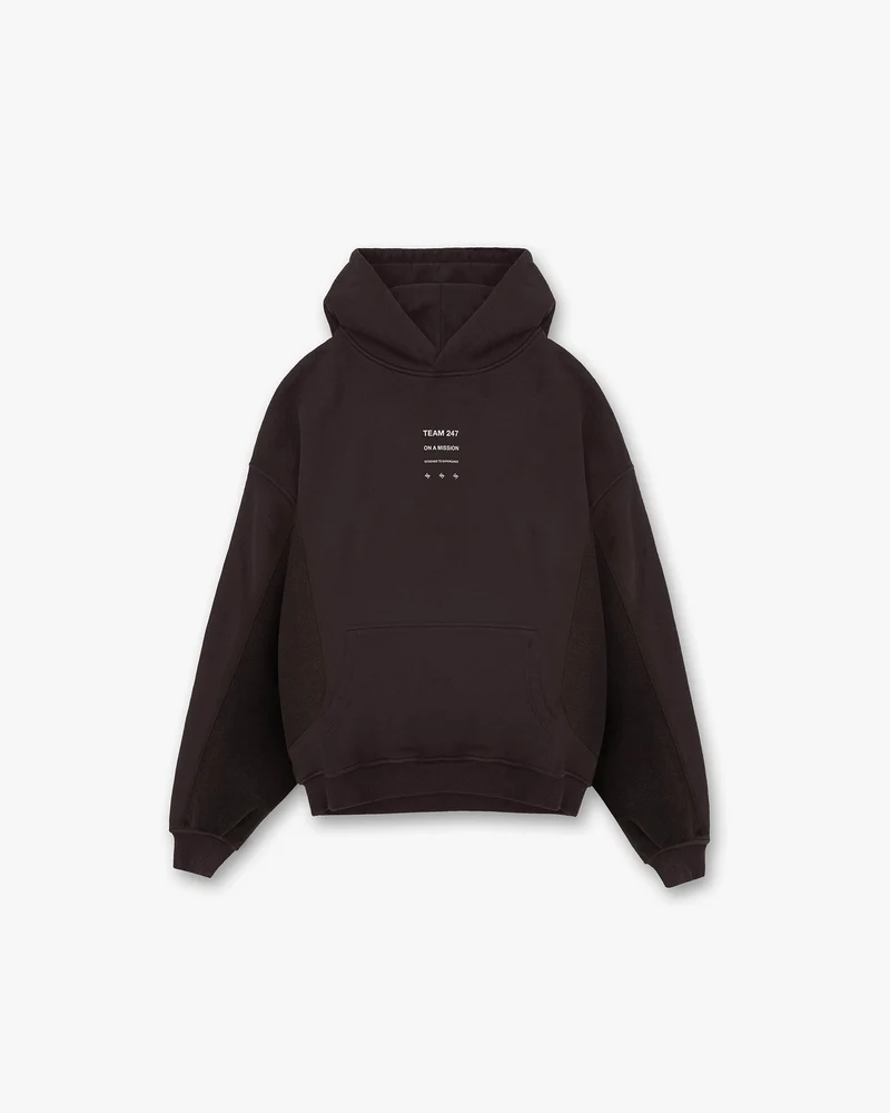 247 Uprising Oversized Hoodie - Chocolate