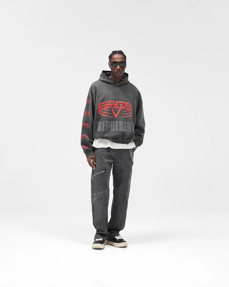 Cotton Workwear Pant - Washed Black