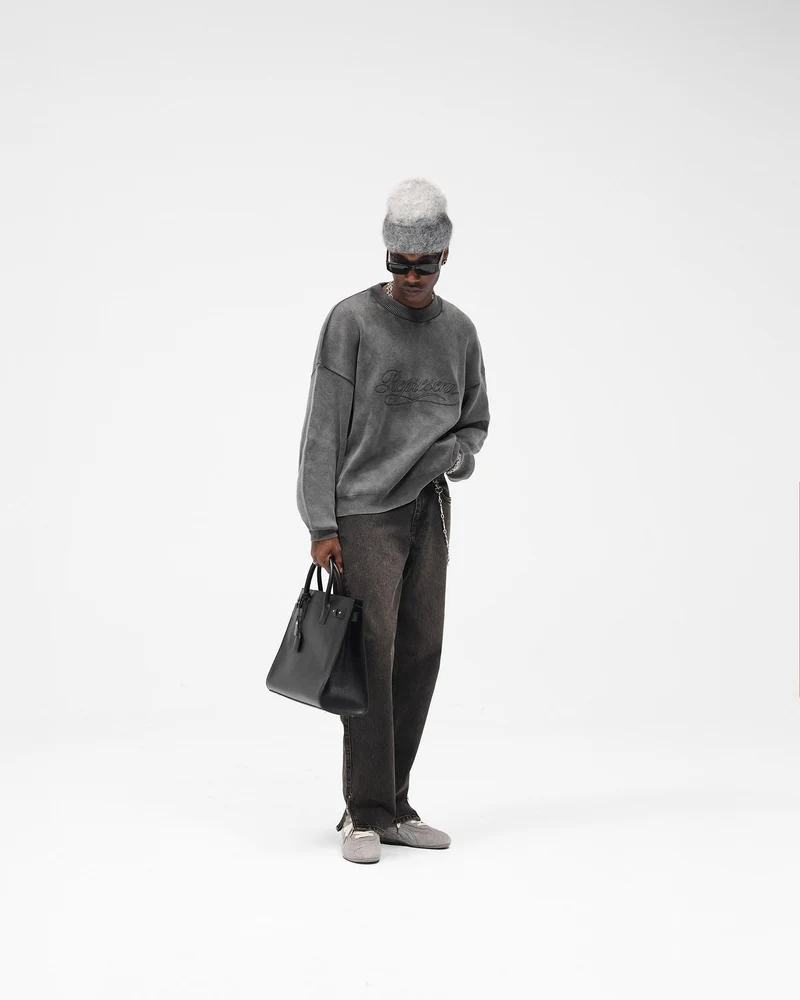 R2S Split Denim - Soot