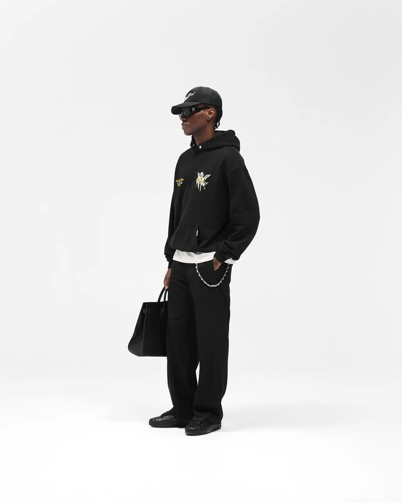 Legacy Cherubs Hoodie - Jet Black