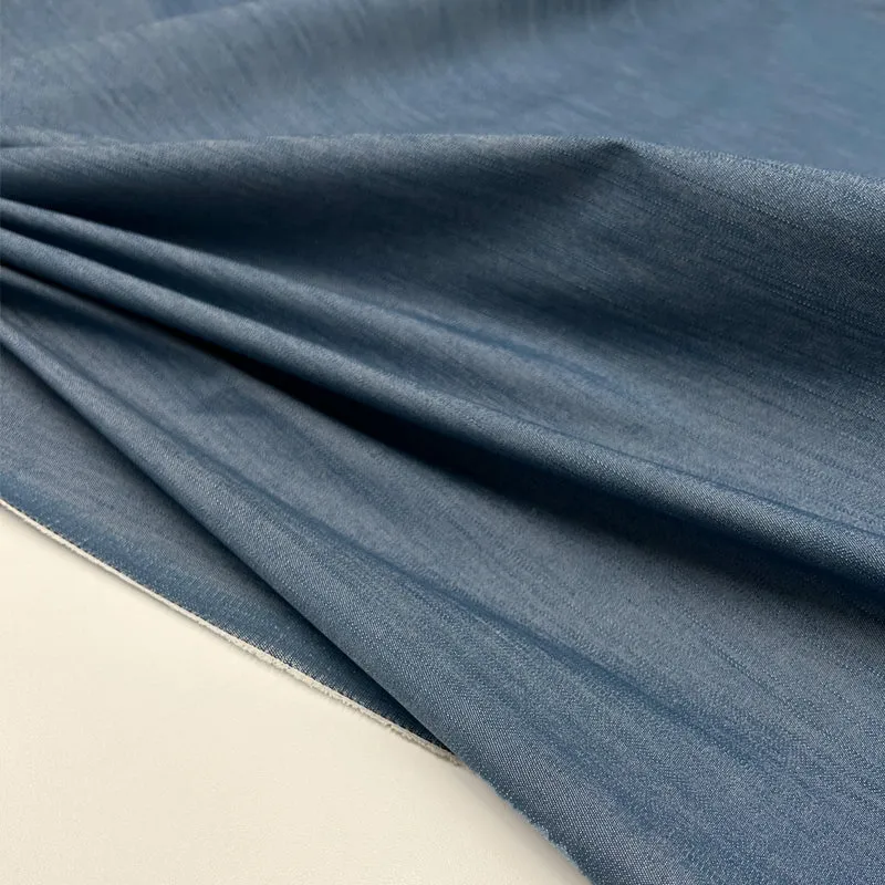 Tissu Denim Léger Stretch, Coton - Leo