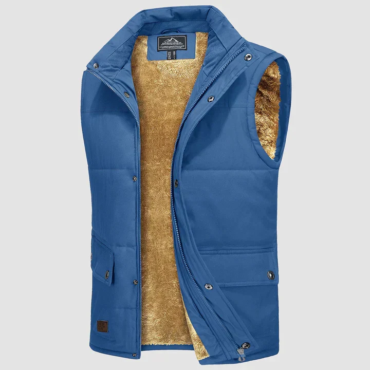 Mark Gilet Homme – Bodywarmer Sans Manches avec Poches Pratiques & Confort Quotidien