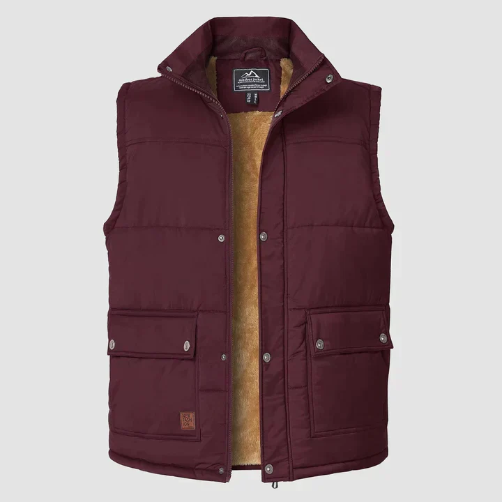 Mark Gilet Homme – Bodywarmer Sans Manches avec Poches Pratiques & Confort Quotidien