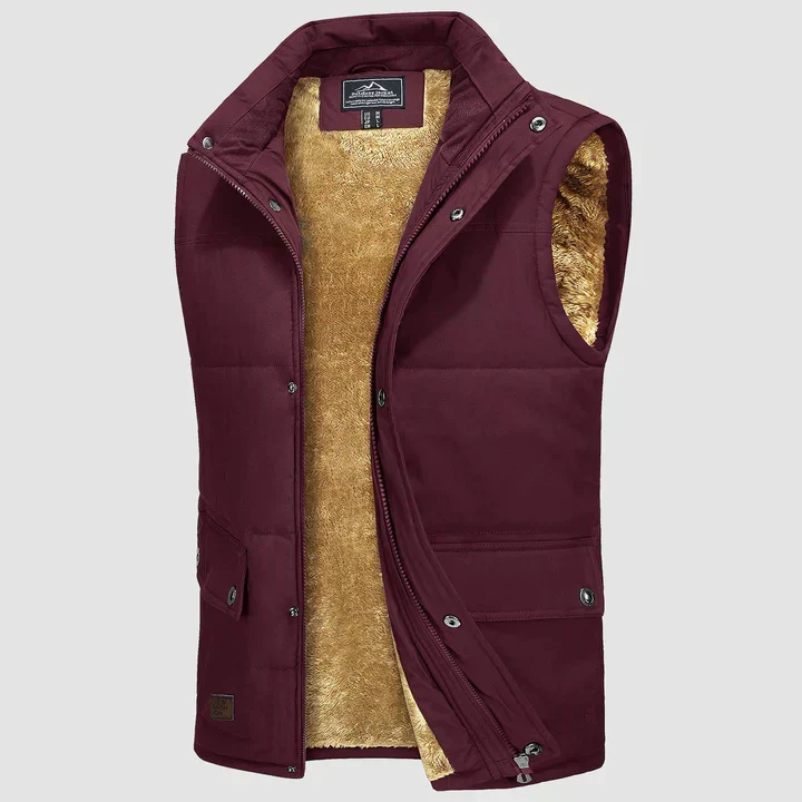 Mark Gilet Homme – Bodywarmer Sans Manches avec Poches Pratiques & Confort Quotidien