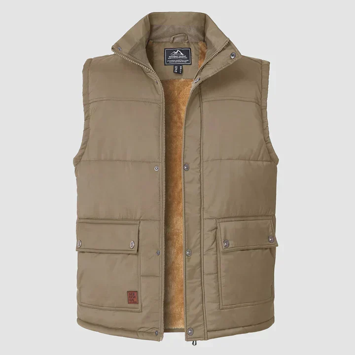 Mark Gilet Homme – Bodywarmer Sans Manches avec Poches Pratiques & Confort Quotidien