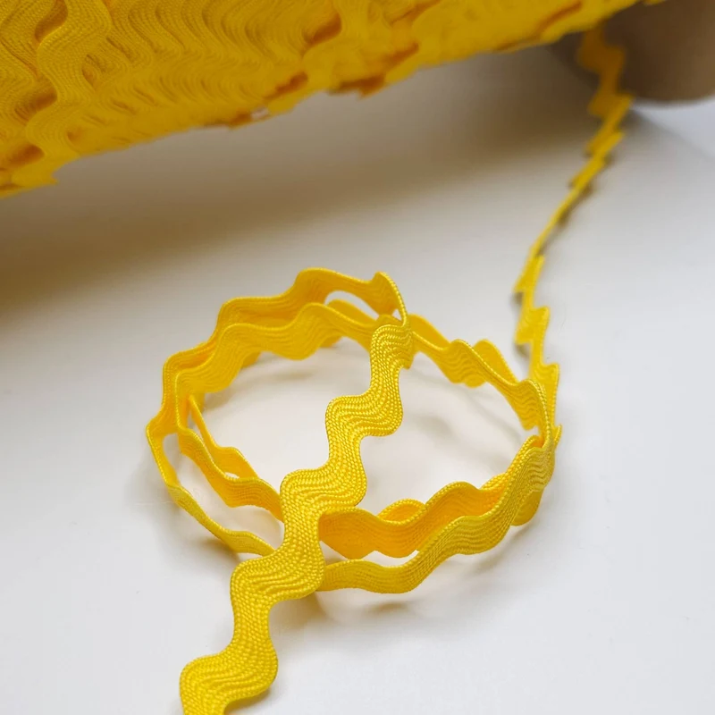 Galon croquet (rick rack) – 9 mm | Plusieurs couleurs