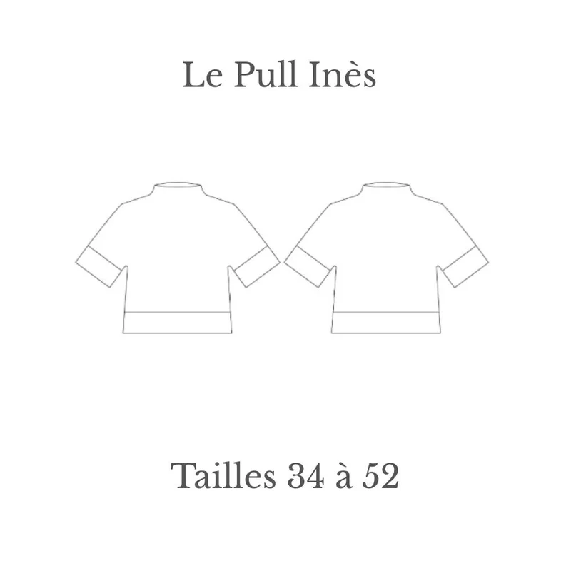 PATRON DE COUTURE PDF | Haut Inès | Cha’Coud | Bilingue (FR / EN)