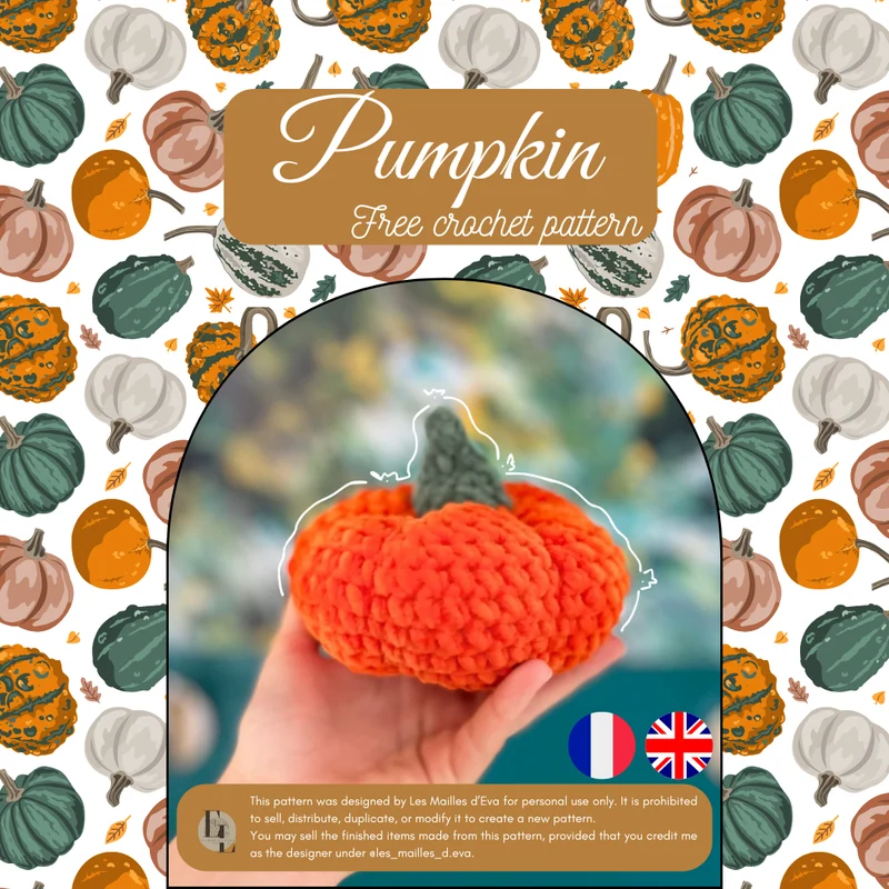 Citrouille - Pumpkin | Patron au crochet - [FR-EN]