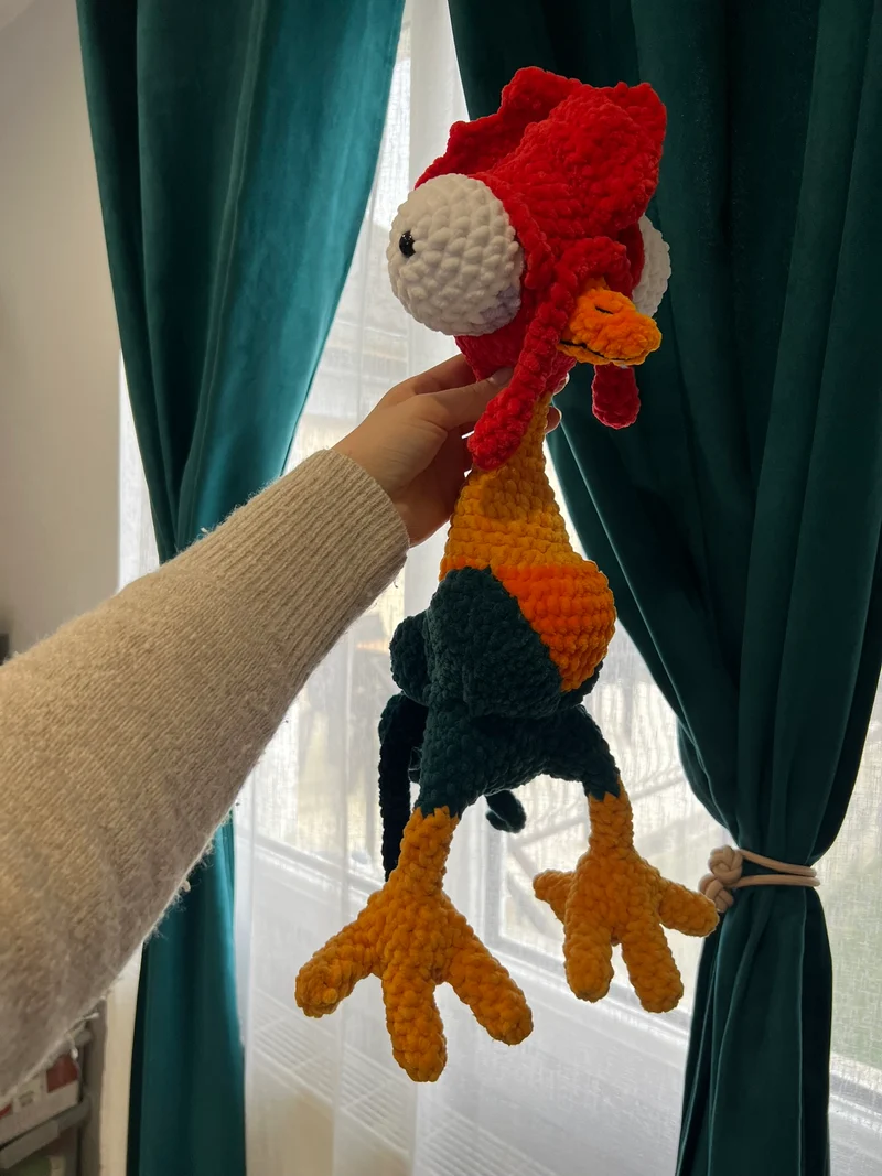 Hei Hei - Le coq | Patron au crochet - [FR-EN]