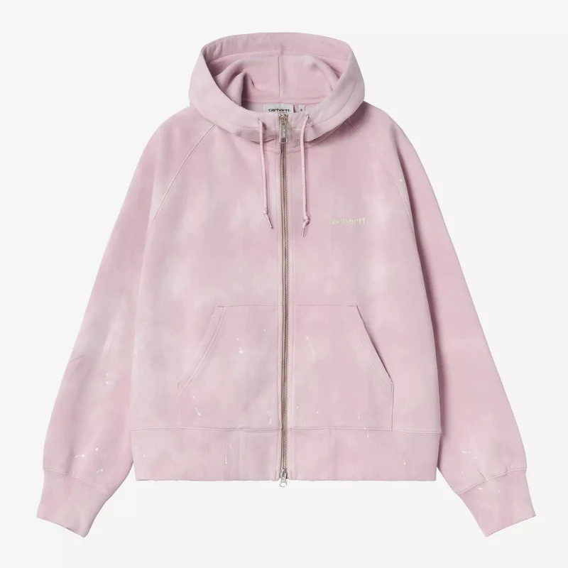 W Hooded Painter Jacket Hortensia