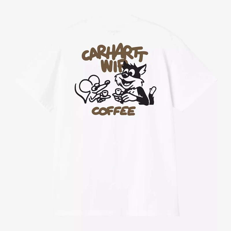 S/S Coffee Break T-Shirt White
