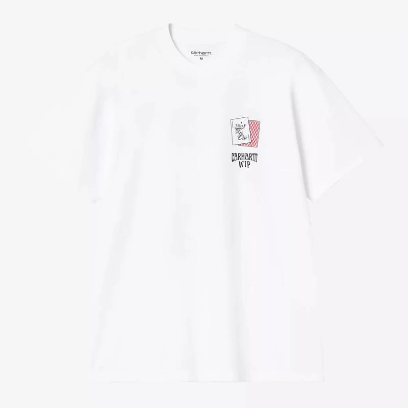 S/S Playing Cards T-Shirt White