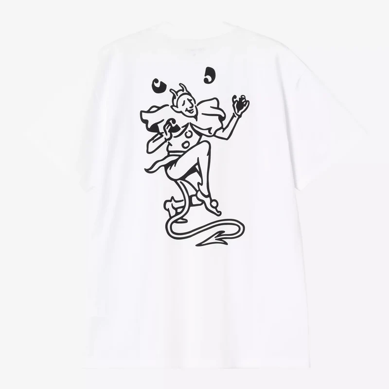 S/S Playing Cards T-Shirt White