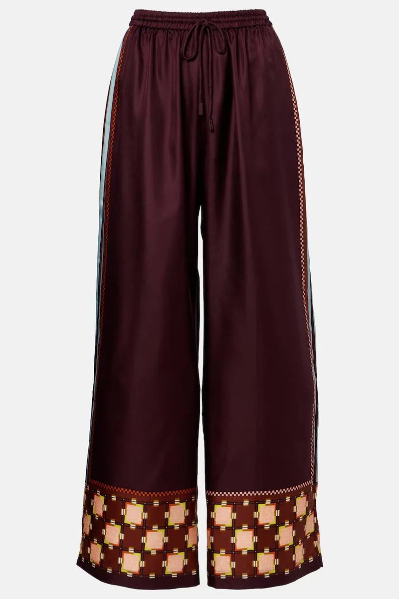 Printed Sling Top And Wide Leg Pants Set