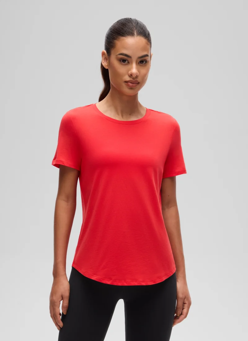 Pima Cotton Round Neck Short Sleeve