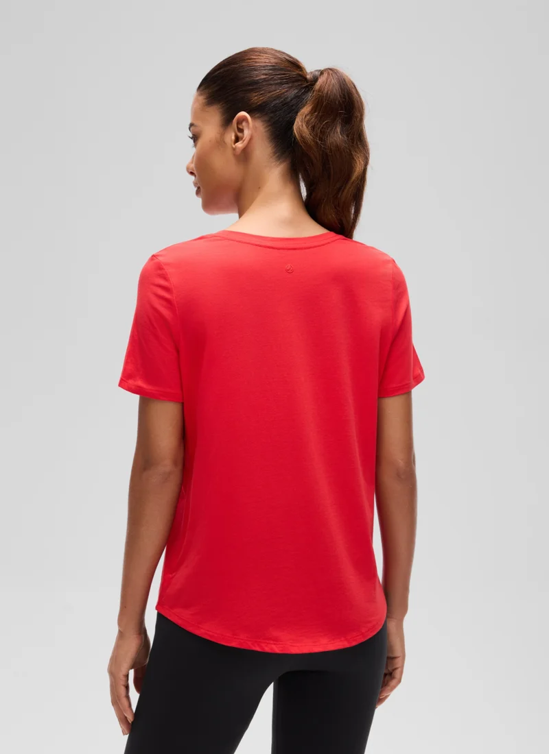 Pima Cotton Round Neck Short Sleeve