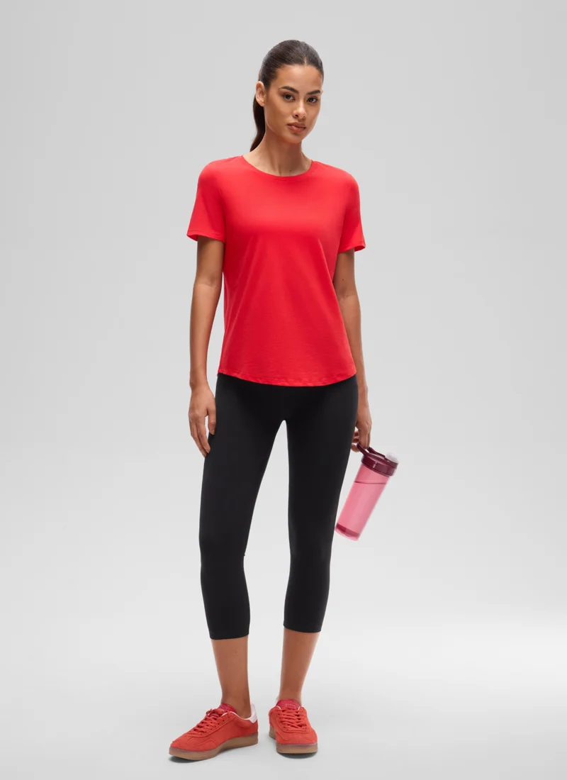 Pima Cotton Round Neck Short Sleeve