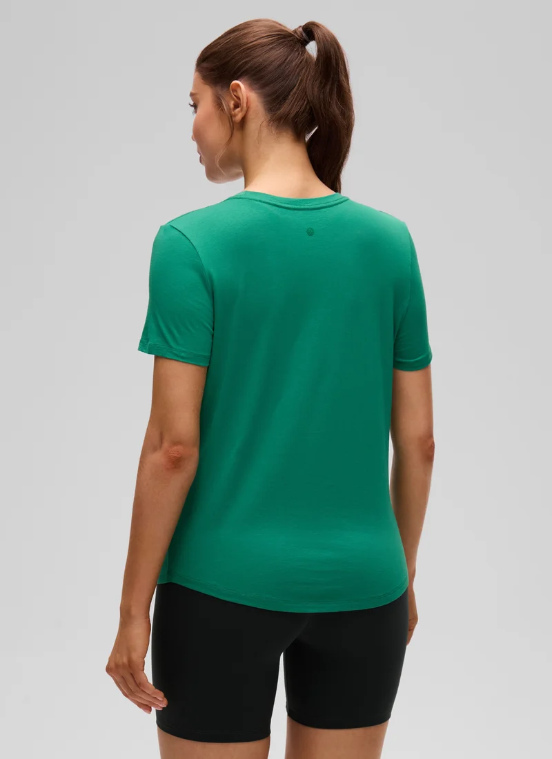 Pima Cotton Round Neck Short Sleeve