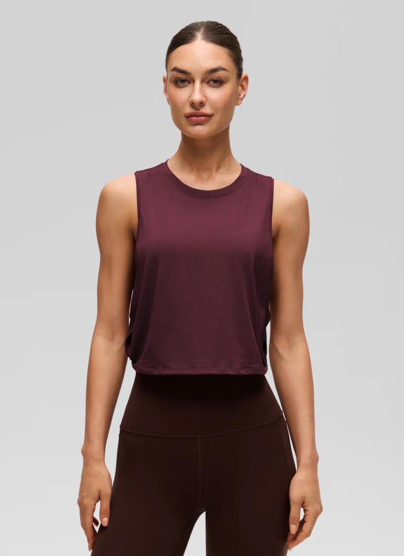 Pima Cotton Crop Deep Armhole Tank