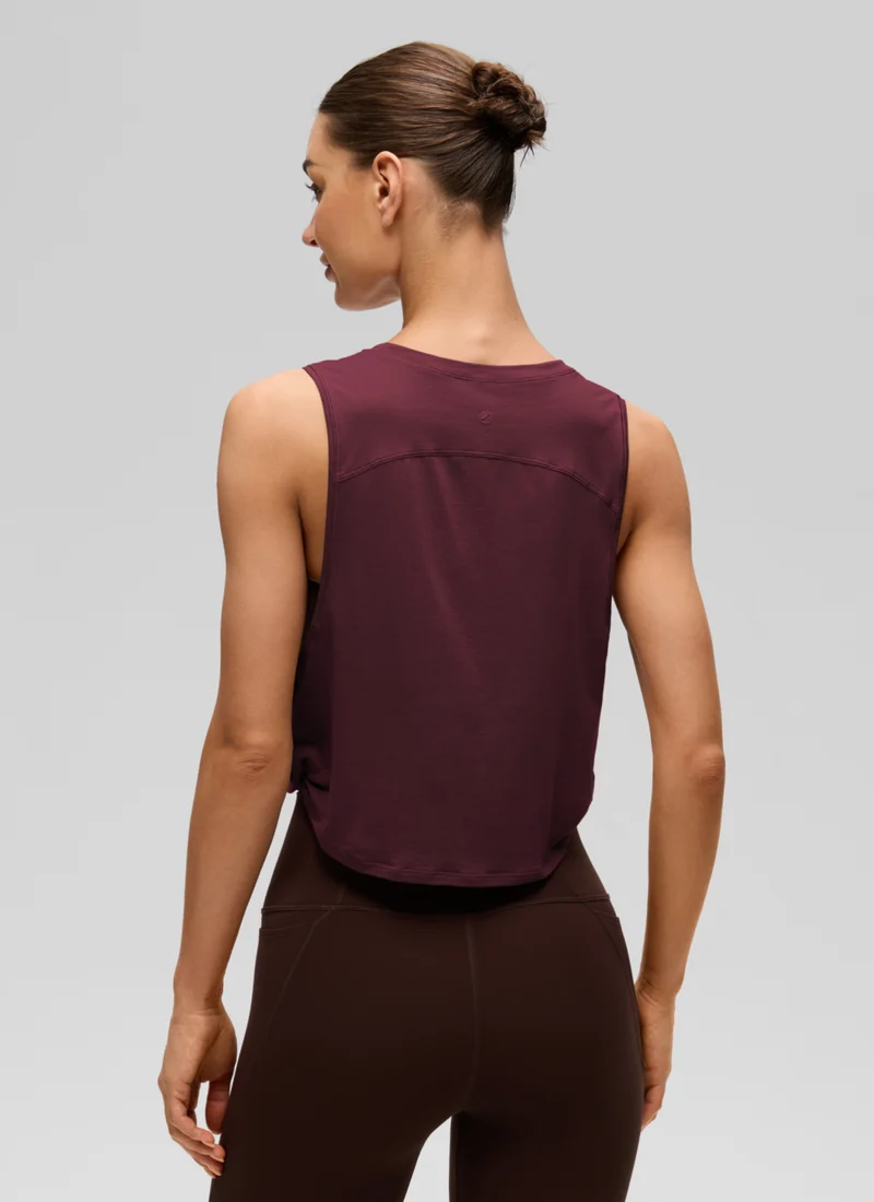 Pima Cotton Crop Deep Armhole Tank