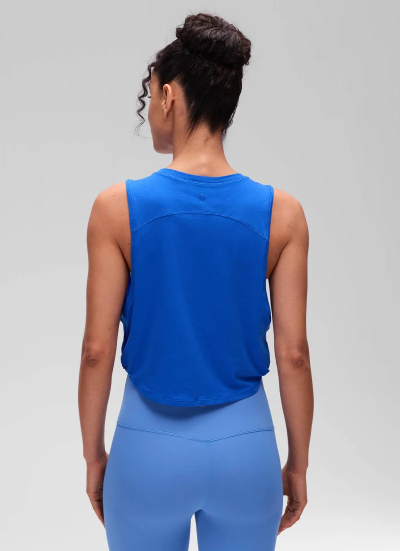 Pima Cotton Crop Deep Armhole Tank