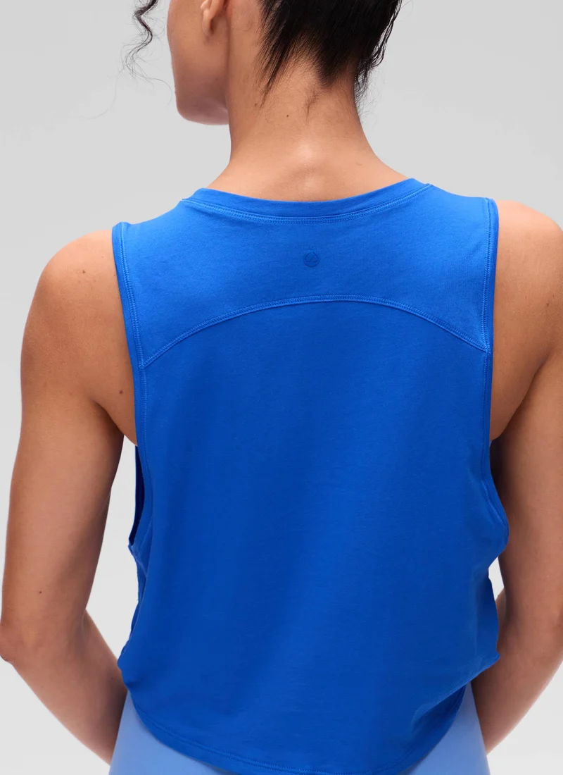 Pima Cotton Crop Deep Armhole Tank