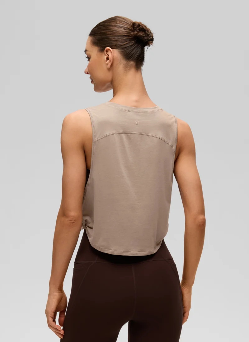 Pima Cotton Crop Deep Armhole Tank