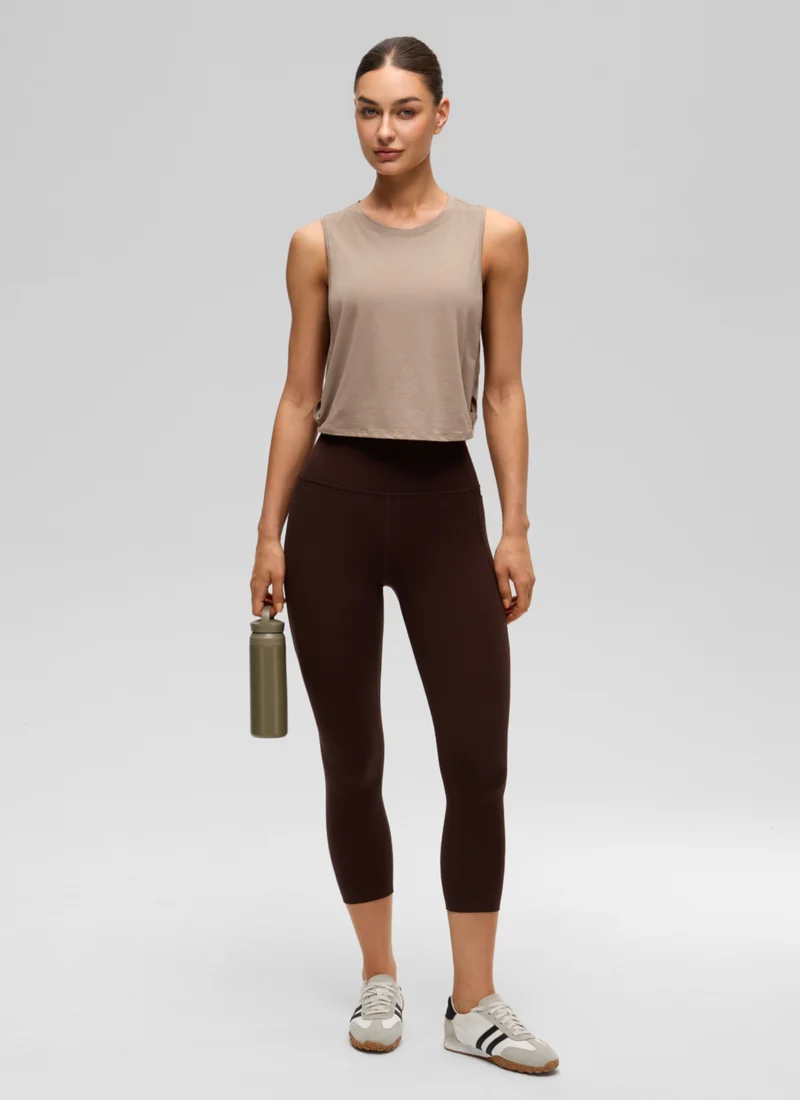 Pima Cotton Crop Deep Armhole Tank