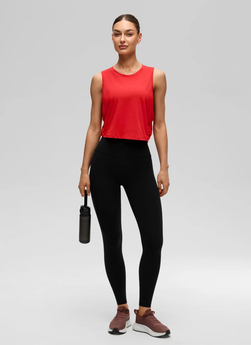 Pima Cotton Crop Deep Armhole Tank