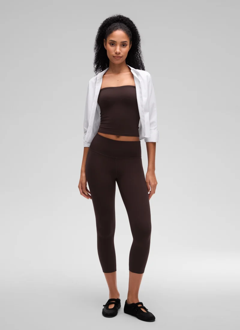 Softembrace Casual Crop Tube Strapless Top