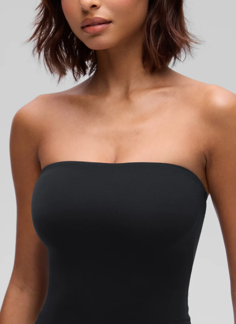 Softembrace Casual Crop Tube Strapless Top