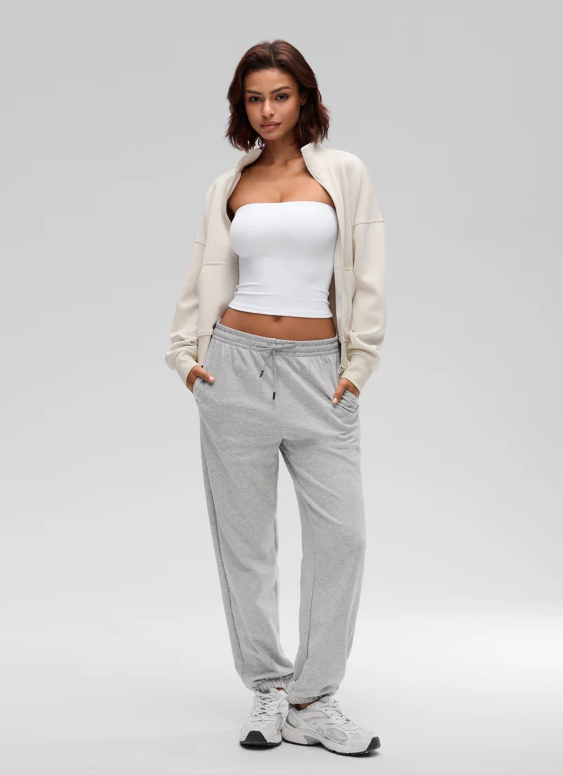 Softembrace Casual Crop Tube Strapless Top